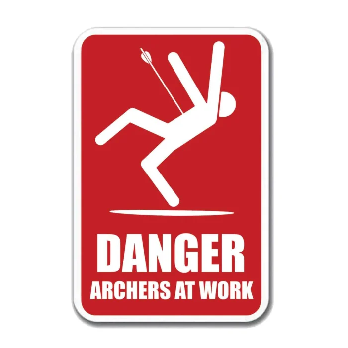 Lancaster Archery Supply Danger Archery Sign